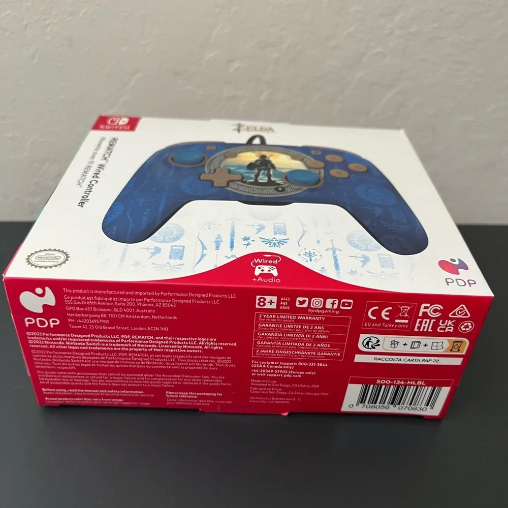 The Legend of Zelda Nintendo Switch Rematch Wired Controller